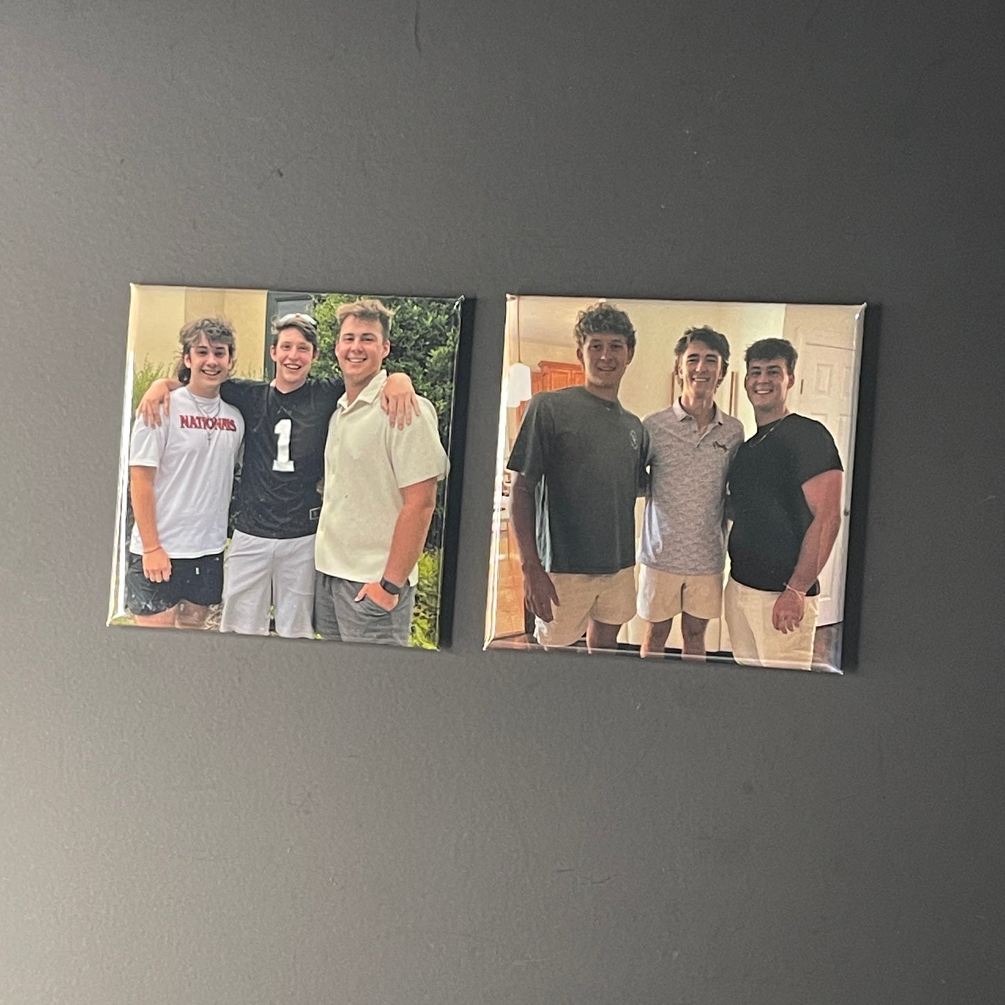 Set of 2 Personalized Photo Magnets