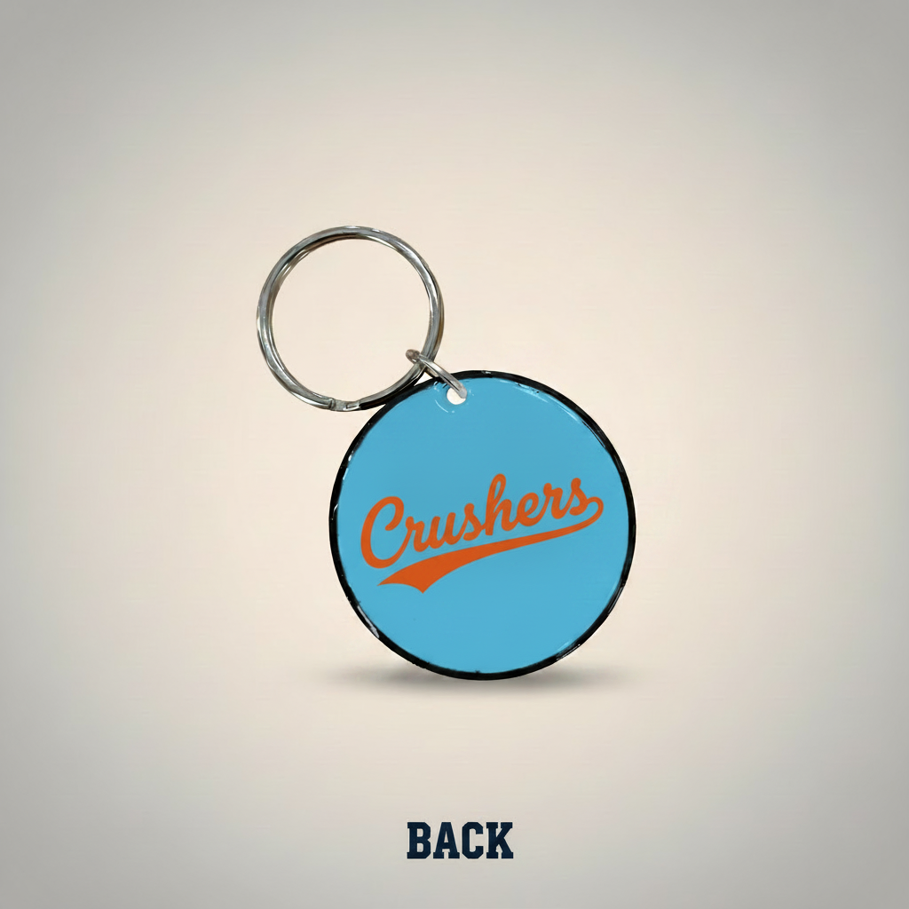 Keychain Back - Sky Blue
