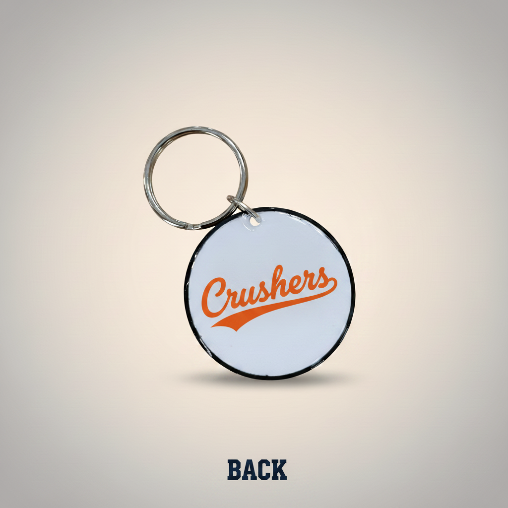 OC Crushers Keychain - White