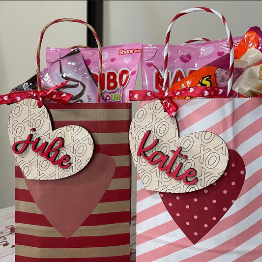 Heart Valentine's Bag Tag