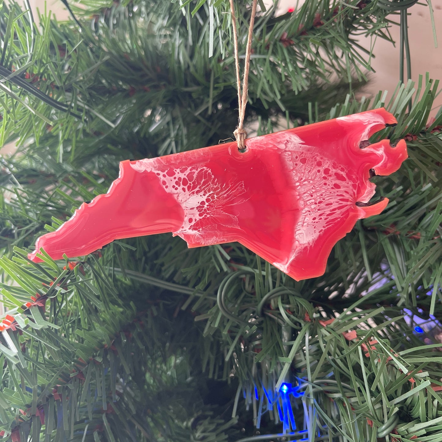 North Carolina Resin Ornament