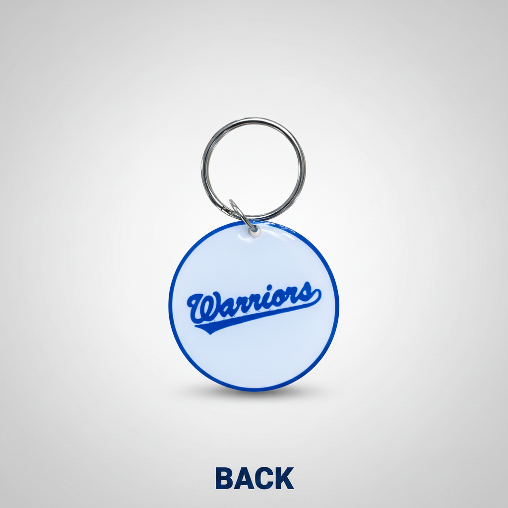 HS Warriors Keychain Back