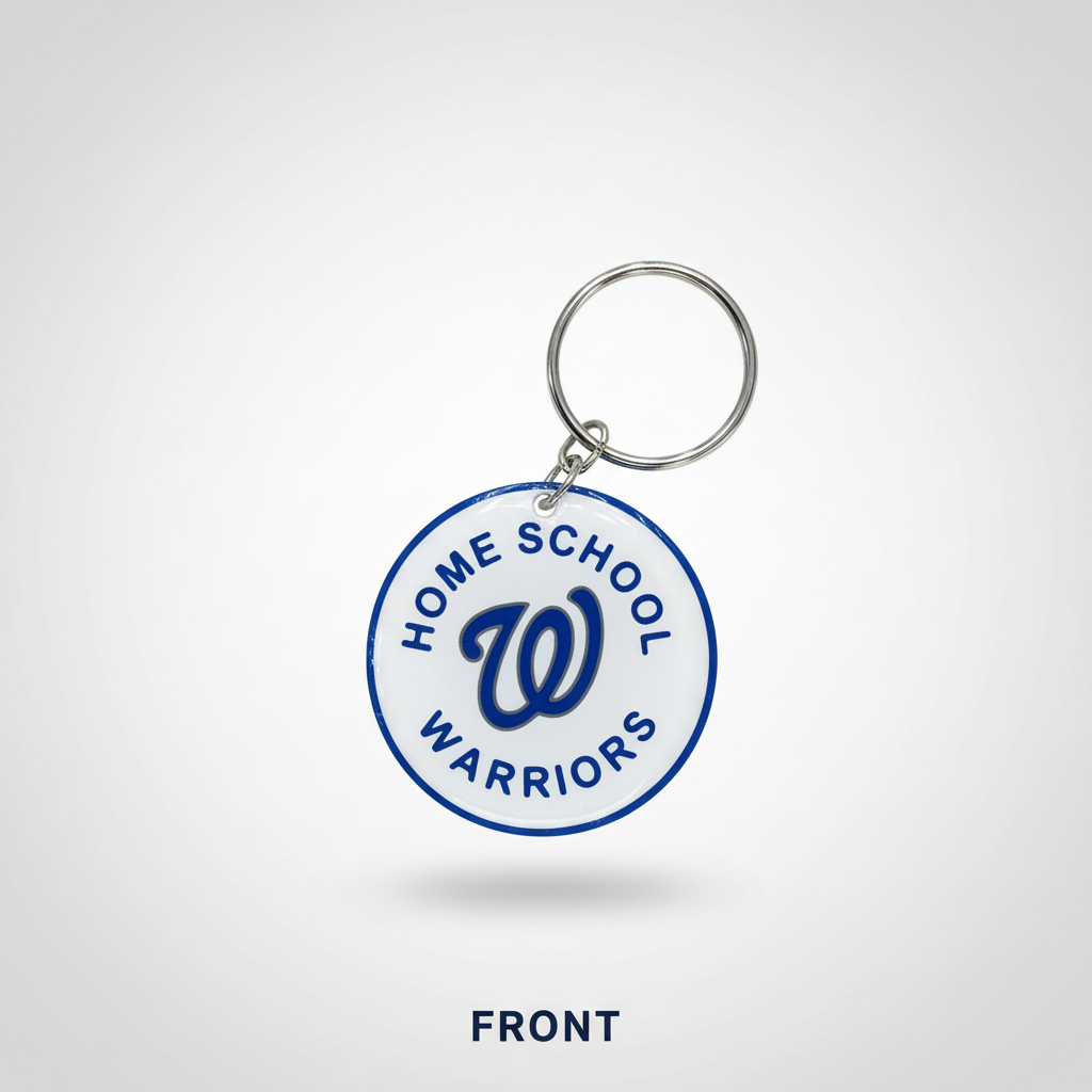 HS Warriors Keychain Front