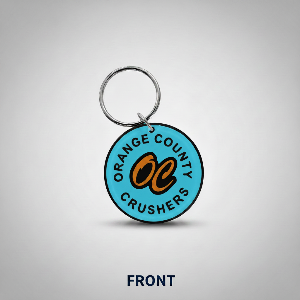 Keychain Front - Black Text