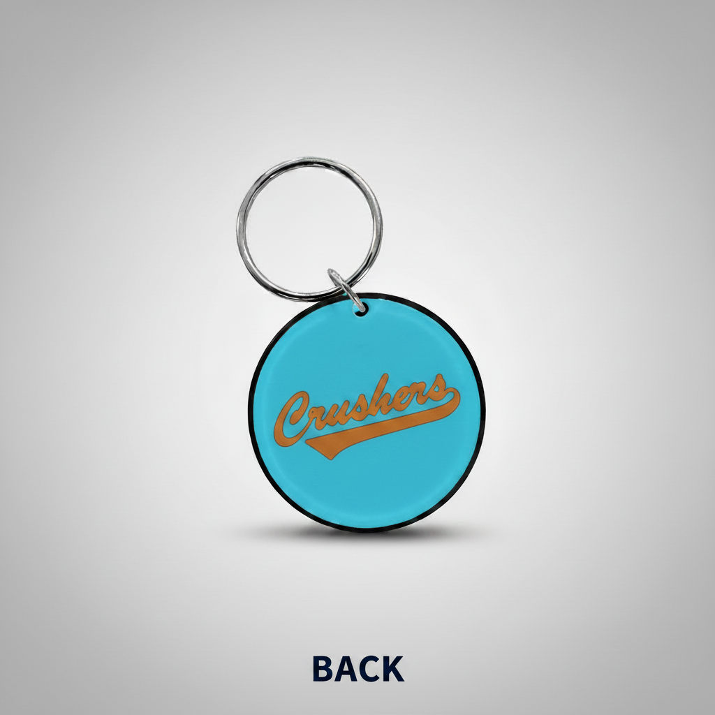 OC Crushers Keychain Back