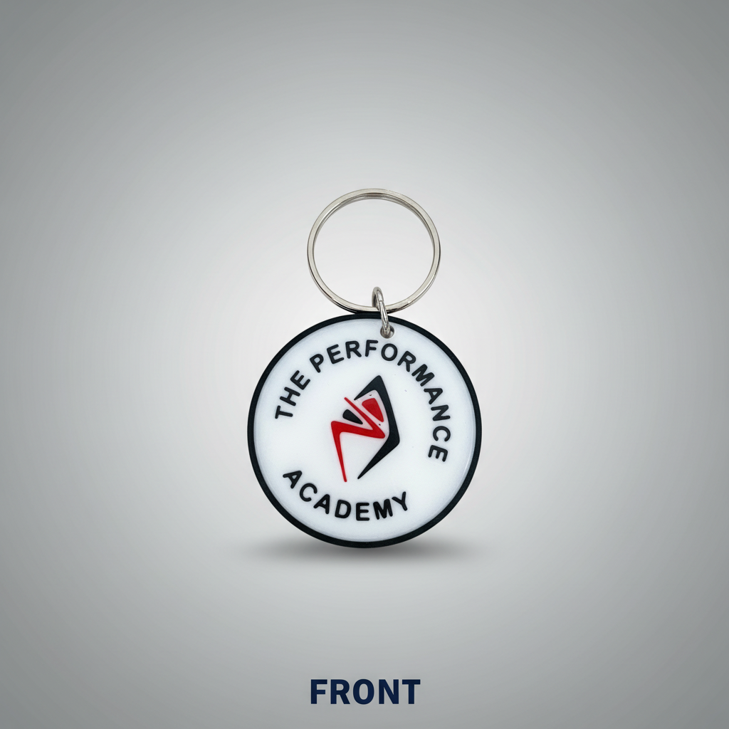TPA Round Keychain Front